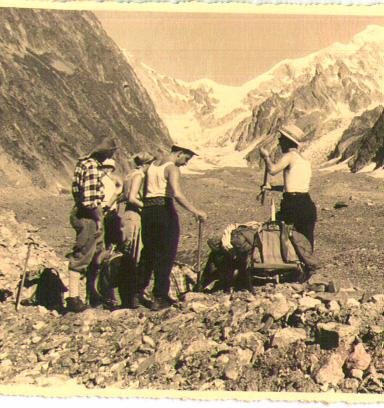 Ghiacciaio del Miage ( Monte Bianco )